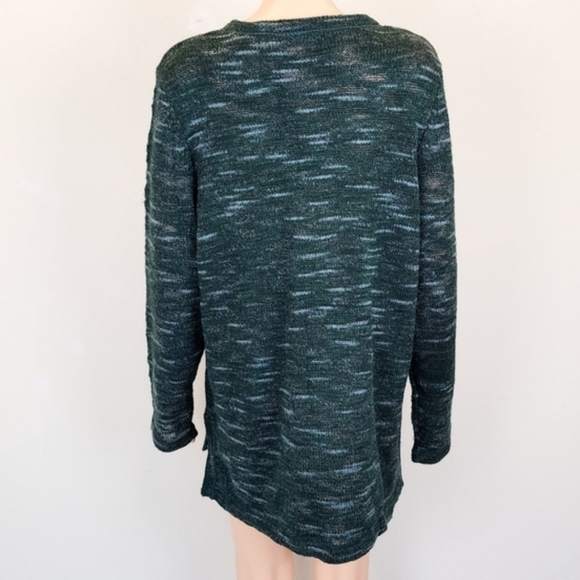 Architect women green long sleeve knit sweater Size 1X - Picture 4 of 7